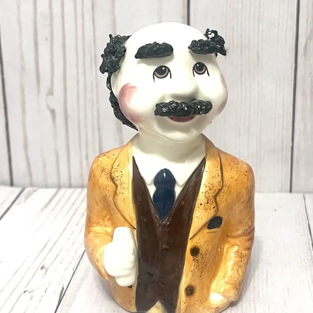 Vintage Spaghetti Hair Figurines Ma Pa Charlie Sadie Schwartz Salt Pepper Set 5”